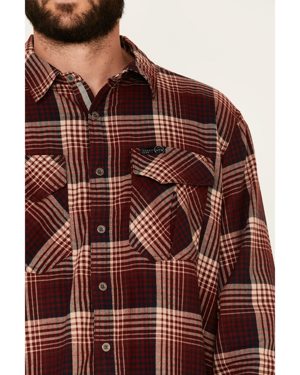 ATG by Wrangler Men's Thermal Lined Flannel Shirt 
